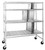 Channel ATDR-3 63" W x 60" H x 30" D 3 Tiers Aluminum Tray Drying Rack
