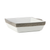Tuxton EAF-401 3-1/4 qt Porcelain Black Square Casserole Dish (2 Each Per Case)