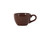 Tuxton DMF-0301 2-5/8" 3 Oz. Ceramic Mahogany Round Cappuccino Cup (2 Dozen Per Case)