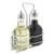 Winco WH-3 Oil & Vinegar Cruet Rack Square Holds (2) 6 Oz.