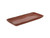 Tuxton GAR-550 Ceramic Red Rock Rectangular Tray (1 Dozen)