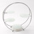 American Metalcraft SRS4 21.13" L x 6.63" W x 21.75" H Round White Steel Buffet Stand