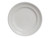Tuxton CWA-104 10-1/2" Ceramic White Round Plate (1 Dozen)