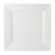 Tuxton ABU-009 Ceramic Pearl White Square Plate (6 Each Per Case)