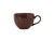 Tuxton DMF-1201 4" 12 Oz. Ceramic Mahogany Cappuccino Cup (2 Dozen Per Case)