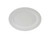 Tuxton ALH-100 Porcelain Porcelain White Oval / Oblong Platter (2 Dozen Per Case)