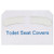 Winco TSC-250 Toilet Seat Cover Paper Half Fold  (250 pieces per Bag)