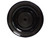 Tuxton CBA-120 12" Ceramic Black Round Plate (6 Each Per Case)