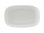 Tuxton BPH-127S Porcelain Porcelain White Rectangular Platter (1 Dozen)