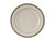 Tuxton TGB-009 9-5/8" Ceramic American White/Eggshell With Green Band Round Plate (2 Dozen Per Case)