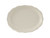 Tuxton TSC-013 Ceramic American White/Eggshell Oval / Oblong Platter (1 Dozen)