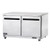 Arctic Air AUC60R 61.25" W Two-Section Solid Door Undercounter Refrigerated Work Top Counter