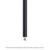 Metro 13Pbl Super Erecta Post 14-1/2"H Black Finish