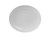 Tuxton VPH-094 Porcelain Porcelain White Oval / Oblong Platter (2 Dozen Per Case)