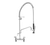 Fisher 68268 8" Deck Mount Add-On-Faucet With 12" Swing Spout Stainless Steel Pre-Rinse Unit