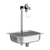 Fisher 59110 12" Stainless Steel In-Sink Pedestal Glass Filler