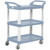 Vollrath 97005 Gray Multi-Purpose Utility Cart With Three Shelves