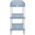 Vollrath 97005 Gray Multi-Purpose Utility Cart With Three Shelves