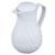Vollrath 52162 20 Oz White Plastic SwirlServe Hot-N-Cold Beverage Server