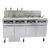 Frymaster FPPH455-NG 50 Lbs. Stainless Steel Natural Gas Frymaster Fryer Battery - 320,000 BTU