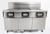 Frymaster 3FQG60T-LP 63 Lbs. Stainless Steel Liquid Propane Frymaster FilterQuick Fryer Battery - 357,000 BTU