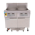 Frymaster FPLHD265-NG 100 Lbs. Stainless Steel Natural Gas Frymaster Fryer Battery - 105,000 BTU