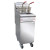 Adcraft BDGF-90/LPG 15.5" W Liquid Propane Stainless Steel Black Diamond Fryer - 90,000 BTU