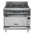 Vulcan VCBB24B-NG 24" W Stainless Steel Natural Gas V Series Heavy Duty Range - 65,000 BTU