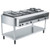 Vollrath 38118 4 Pan Electric ServeWell Hot Food Table Open Shelf Base - 208-240 Volts