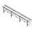 Dinex DXIESSW14 2" Tray Make-Up Conveyor