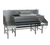 Eagle Group CCS-60-2 60" Underbar Ice Bin/Cocktail Station Blended Station