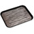 Dinex DXSMC1418NSQ03 14" X 18" Black Quarry Fiberglass Patient Tray