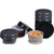 Dinex DX3353IL03 DuraTherm Black Insulated 9 oz Soup Bowl Lid - 48/Case