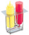 Vollrath 56116 Stainless Steel Squeeze Bottle Holder