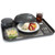 Dinex DX540044 Fenwick Graphite Grey Insulated Entree Dome - 12/Case