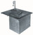 Delfield 204-P 24" W Stainless Steel Top Galvanized Tank Single Service Drop-In Ice and Water Unit
