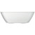 Dinex DXSB602 6 oz. Square SAN White Bowl