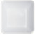 Dinex DXSB602 6 oz. Square SAN White Bowl