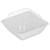 Dinex DXSB602 6 oz. Square SAN White Bowl