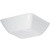Dinex DXSB602 6 oz. Square SAN White Bowl