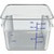 Carlisle 1195407 12 Qt. Polycarbonate Square Food Storage Container