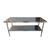 NBR Equipment TS-6030 60"W x 30"D x 35-3/4"H Stainless Steel 18 Gauge Premium Work Table with Undershelf