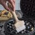 Carlisle 4011400 7" W x 3" D Sparta Waffle/Griddle Brush with 1" Teflon Bristles