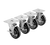 Krowne 28-107S 5" Plate Caster - 4/Set