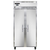 Continental Refrigerator 2FSE 36.25" W Two-Section Solid Door Reach-In Slim Line Freezer - 115 Volts