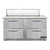 Continental Refrigerator SW60N12C-FB-D 60" W Two-Section Four Drawer Sandwich Unit