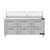 Continental Refrigerator D72N18-D 72" W Three-Section Six Drawer Designer Line Sandwich Unit
