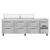 Continental Refrigerator RA93N18-D 93" W Four-Section One Door Refrigerated Base Sandwich Unit