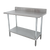 Advance Tabco KMSLAG-244-X 48" W x 24" D 304 Stainless Steel 16 Gauge Stainless Steel Base Special Value Work