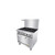 Atosa AGR-6B-NG 36" W Natural Gas 6 Open Burners 1 Oven Stainless Steel Cookrite Range - 219,000 BTU